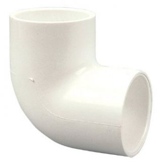 NIBCO 406 Series PVC Pipe Fitting, 90 Degree Elbow, Schedule 40, Slip Industrial Pipe Fittings