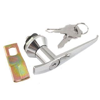4.5" Grip L Shape Handle Security Lock for Cabinet Door   Door Lock Replacement Parts  