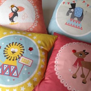 child's character cushion by halfpinthome