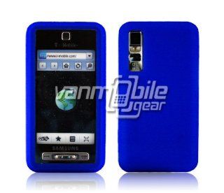VMG For Samsung Behold T919 (Original, 1st Gen, Older Model) Soft Gel Silicone Skin Case Cover   Blue Cell Phones & Accessories