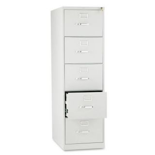 Hon 310 Series 26.5 inch Deep Full Suspension Light Gray Legal File Cabinet