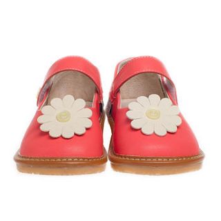 flower leather squeaky shoes by my little boots