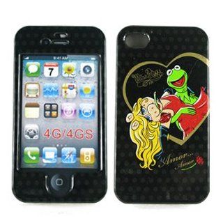 Disney Apple iPhone 4 4S Kermit the Frog & Miss Piggy Protector Case Cell Phones & Accessories