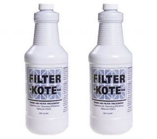 Filter Kote Set of 2 Home Air Filter Treatments —