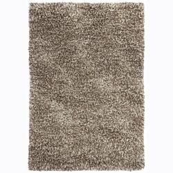 Casual Handwoven Poras New Zealand Wool Shag Rug (79 X 106)