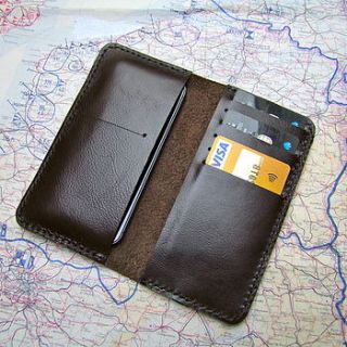 leather iphone wallet by bobby rocks