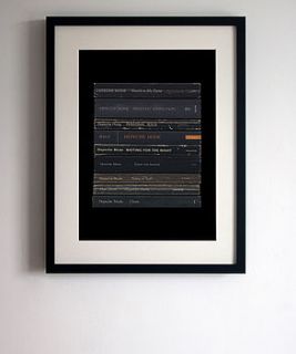 depeche mode album in book form print by lime lace
