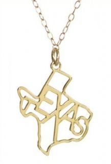 Kris Nations State Pride Texas Necklace (Gold)