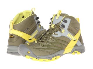 Keen Marshall Mid WP Womens Hiking Boots (Olive)