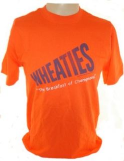 Wheaties T Shirt   Cereal Logo Orange Clothing