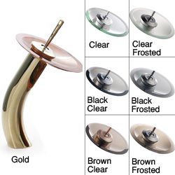 Kraus Waterfall Gold Finish Faucet