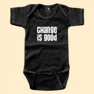Rebel Ink Baby 319bo1824 Change Is Good  18 24 Month Black One Piece Undershirt Clothing