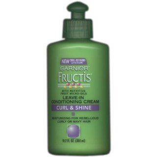 Garnier Fructis Leave In Conditioning Cream, Curl & Shine 10.2 oz.  Standard Hair Conditioners  Beauty