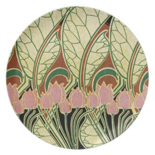 Art Nouveau Design #1 Dinner Plates