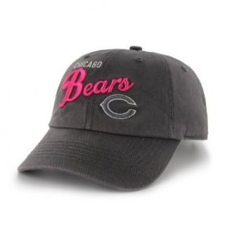 NFL Chicago Bears Women's Breast Cancer Awareness Audrey Clean Up Cap, Charcoal  Sports Fan Baseball Caps  Clothing
