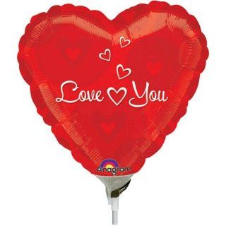 Love You Hearts Mini Anagram Balloons Toys & Games