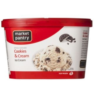 Market Pantry Cookies & Cream Ice Cream 1.5 qt.