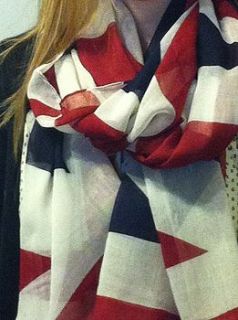 union jack scarf by french grey interiors