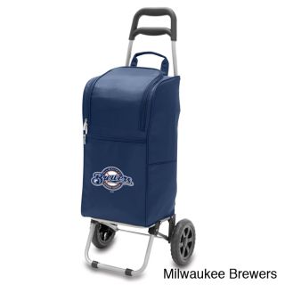 Mlb 15 quart Polyester/steel Insulated Cooler With Folding Trolley