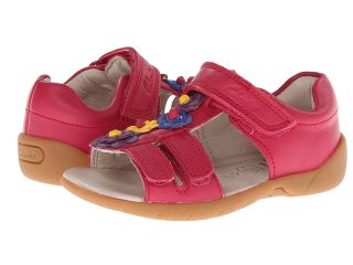Clarks Kids Softly Rio Girls Shoes (Pink)