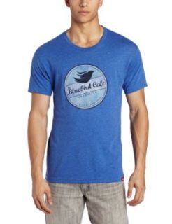 Sportiqe Men's Bluebird Cafe Logo, Navy, Small at  Mens Clothing store