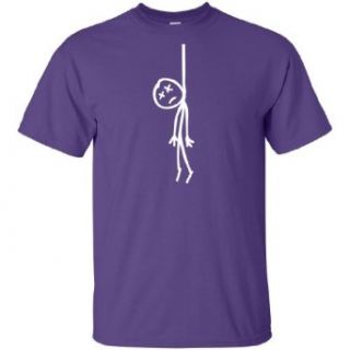 Hangman T Shirts   Purple   Medium Clothing