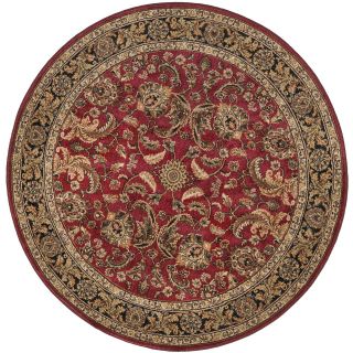 Dorchester Red/ Charcoal Rug (77 Round)