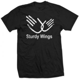 STURDY WINGS ROLE MODELS funny movie comedy BW SHIRT Clothing