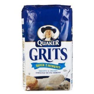 Quaker Grits Quick Enriched 5 LB, 80 oz (pack of 8)  Breakfast Grits  Grocery & Gourmet Food