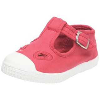 raspberry canvas shoes by mon petit shoe