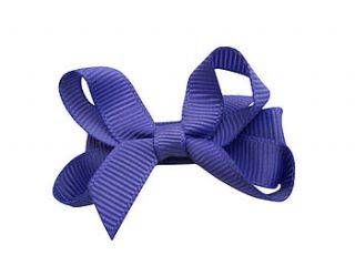 teeny bow in solid colours and dots by candy bows