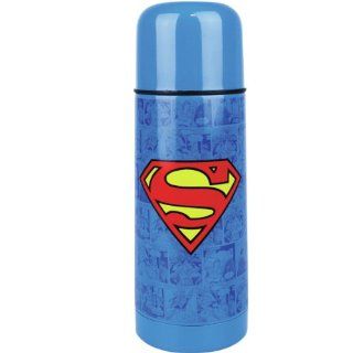 Superman Flask, 300ml, Stainless Steel with Push Button Lid   Thermoses