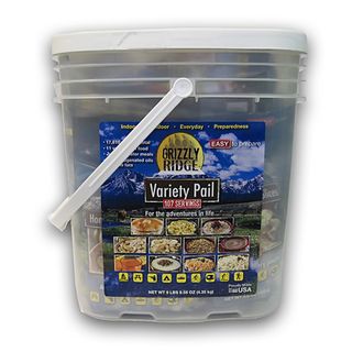 Grizzly Ridge Variety Pail Augason Farms Dehydrated & Freeze Dried Food