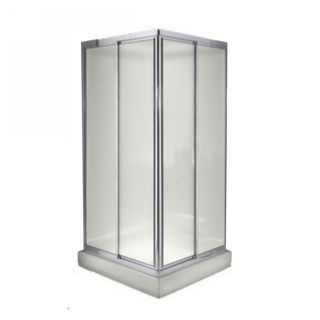 American Standard Acrylux 38 x 38 x 72 Corner Shower Kit, Includes Base and Door, White