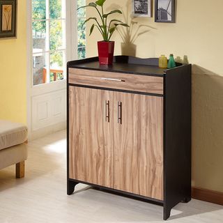 Furniture Of America Furniture Of America Delano 4 shelf Multi purpose Cabinet Black?? Size 3 drawer