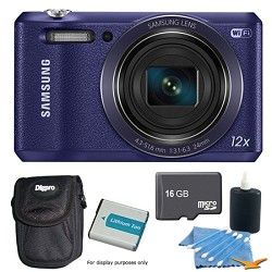 Samsung WB35F Smart Digital Camera Purple Kit