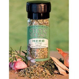 Celtic Sea Salt Herb Blend Grinder   .8 ozs.  Mixed Spices And Seasonings  Grocery & Gourmet Food