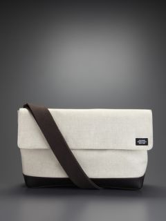 Canvas Leather Messenger Bag by Jack Spade Accessories