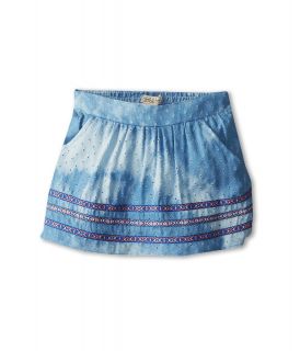 Lucky Brand Kids Chambray Skirt Girls Skirt (Blue)