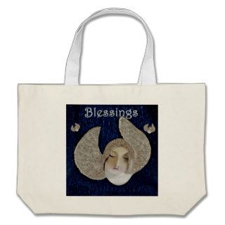 Blessings the Angels Tote Bag by Lin Masters