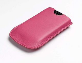 personalised leather blackberry case by noble macmillan