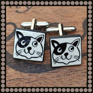 animal cufflinks by mary fellows