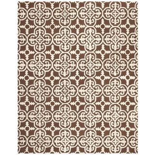 Safavieh Handmade Cambridge Moroccan Dark Brown Wool Area Rug (9 X 12)