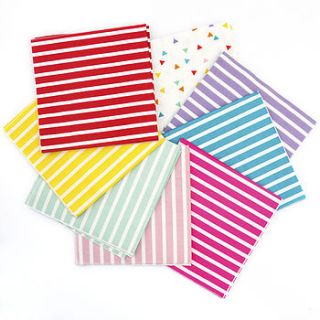 set of 20 paper napkins by peach blossom