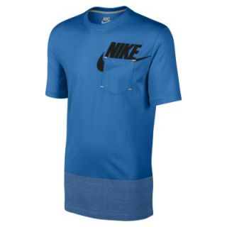 Nike Futura Tech Mens T Shirt   Light Photo Blue