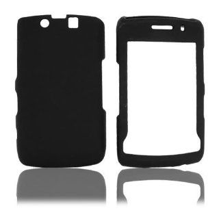 For Blackberry Storm 2 9550 Rubberized Hard Case Black Cell Phones & Accessories