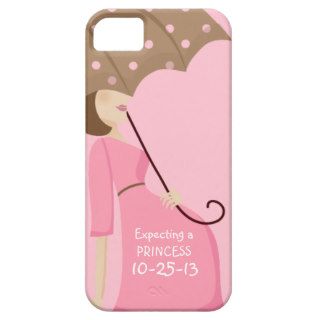 Cute Due Date Gender Reveal Pregnant Woman iPhone 5 Cover