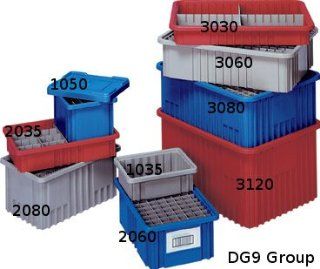 Short Dividers for Dividable Grid Containers DG92035 GRAY, 6 Pack
