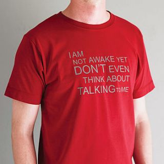 'not awake' t shirt by sarah j miller