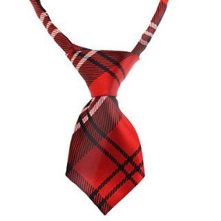 Classical Plaid Pattern Neck Tie for Pets Dogs Cats (Assorted Color, Neck 26 38cm)  Pet Toys 